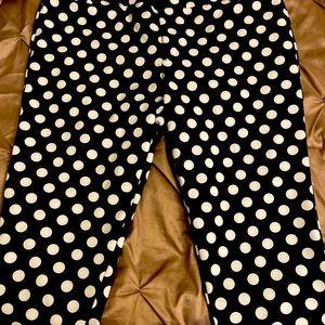 Eloquii Kady Fit Polka Dot Crepe Pant